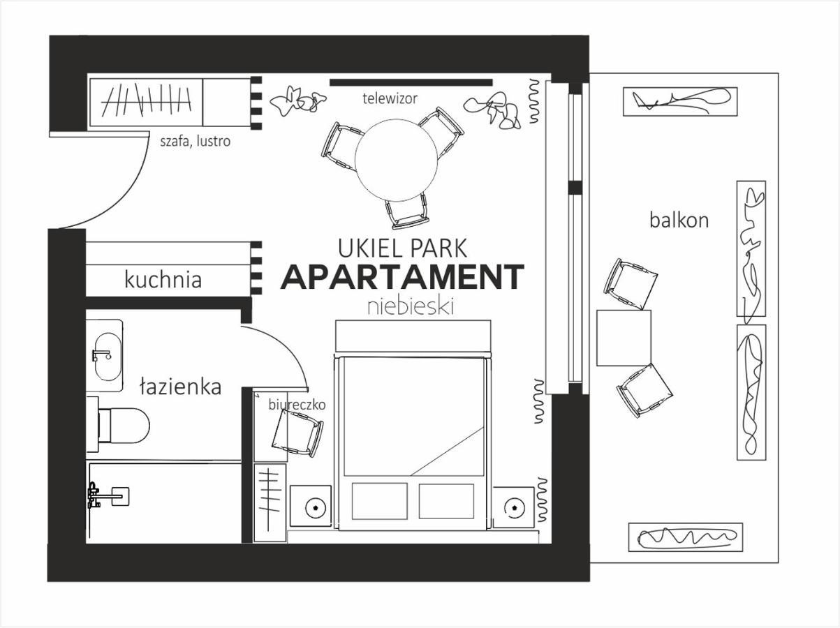 Апартаменты Dk Premium Ukielpark Ольштын Экстерьер фото